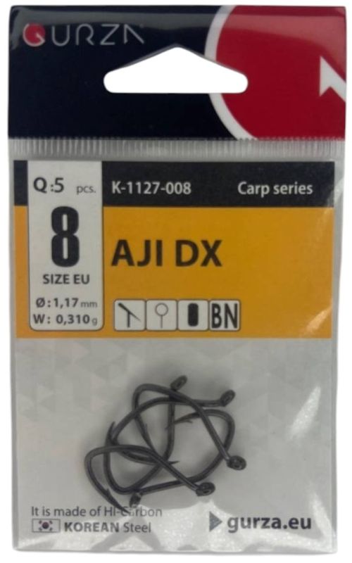 Гачки 5 шт AJI DX size 8